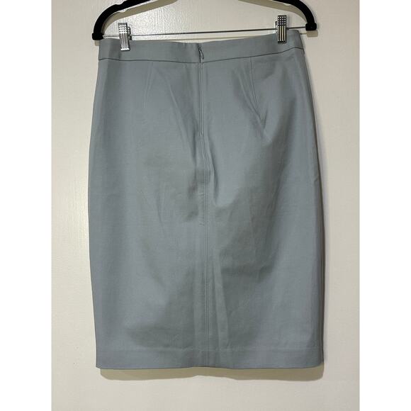 Banana Republic Women's Light Blue Dressy Pencil Skirt Size 6 NWT Stretchy - Picture 7 of 11